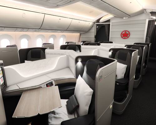 Air Canada business class