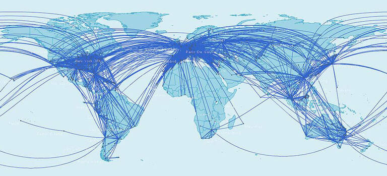 American Airlines routes