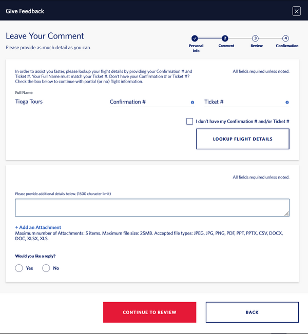 Claim Delta indienen