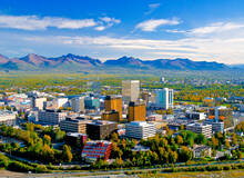 Anchorage skyline