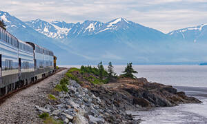 Cook Inlet bij Anchorage, Alaska