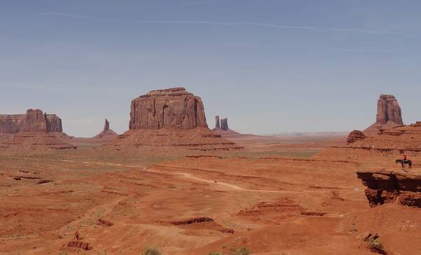John Fords Point is het favoriete uitzicht van de gelijknamige regisseur in Monument Valley