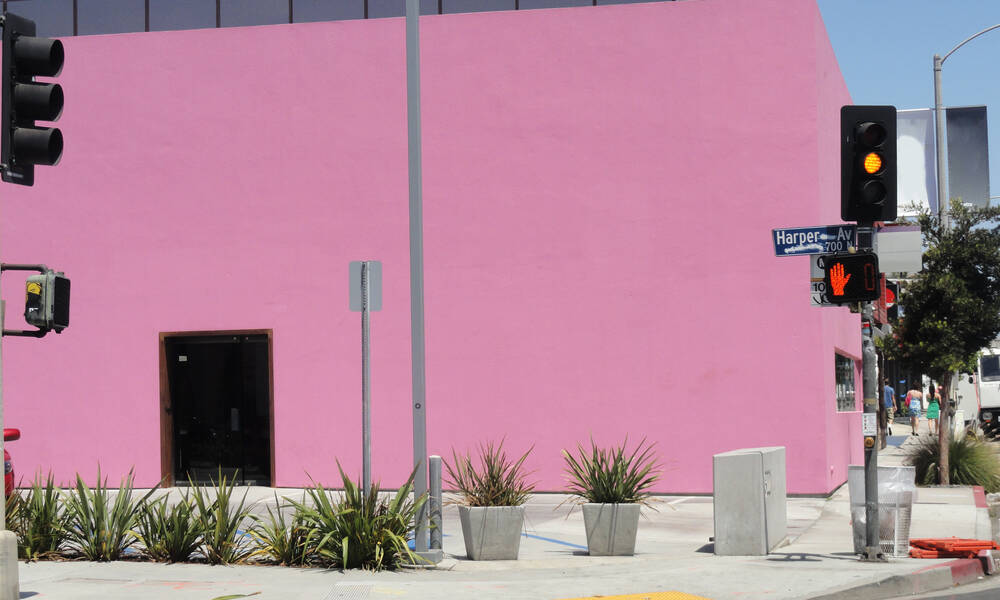 Paul Smith Pink Wall, Los Angeles, credit bensib