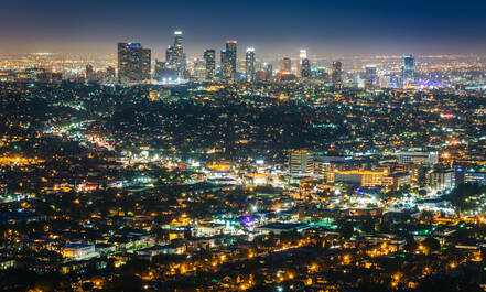 Los Angeles, view Griffith Observatory