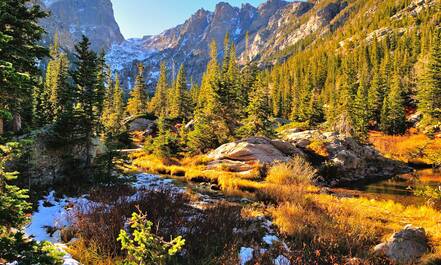Rocky Mountain National Park in de herst