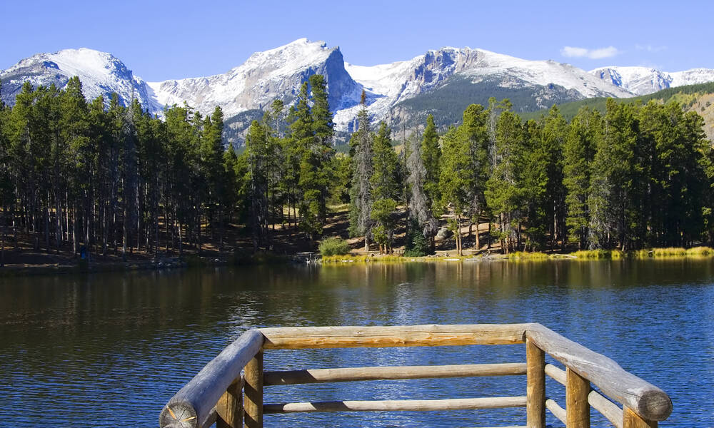 Sprague Lake in Rocky Mountain National Park, Colorado