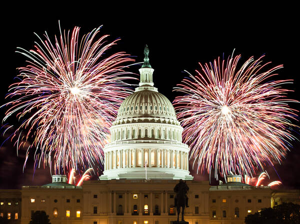 Independence Day in Amerika, vuurwerk