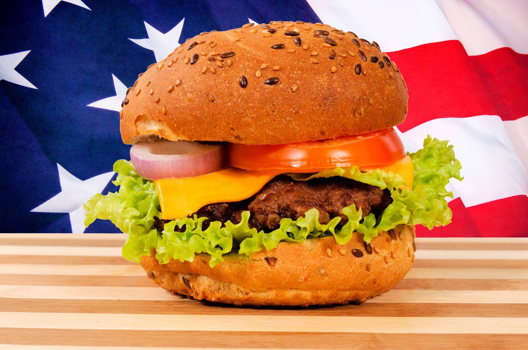 typisch amerikaans hamburger