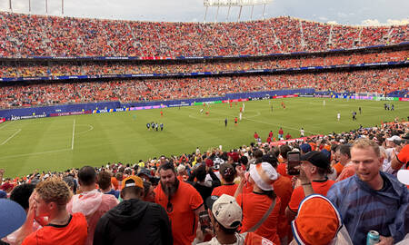 Nederland-Tunesië Stadion Kansas City