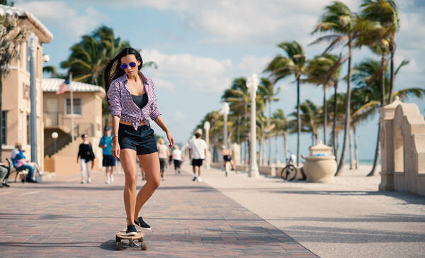 Skater, Hollywood Beach, Miami Beach