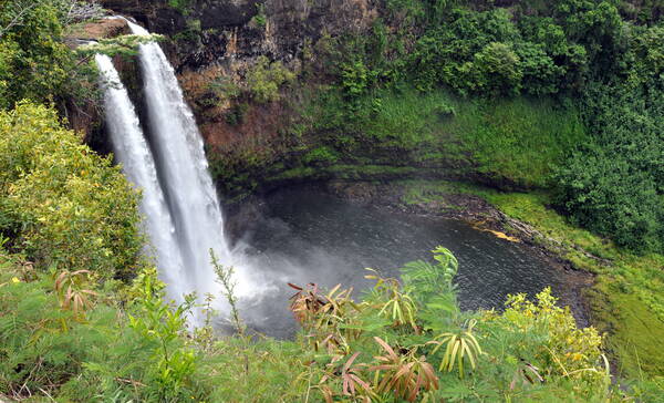 Wailua Falls, Kauai Island, Hawaii