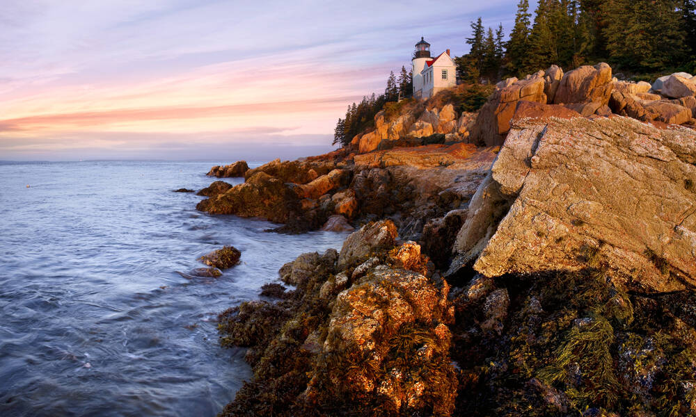 Acadia National Park in Maine, Bass Harbor Head Lighthouse