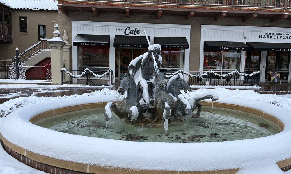 Fontein voor de Kansas City-winkel op Country Club Plaza Fontein, Country Club Plaza