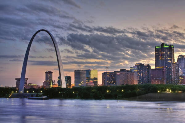 Gateway Arch in Saint Louis, Missouri