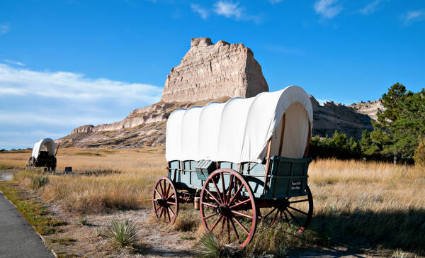 Oregon Trail wagon