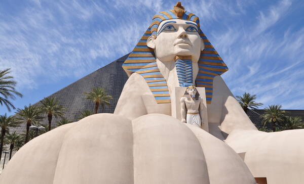 Egyptisch Luxor hotel in Las Vegas