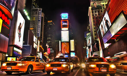Times Square schittert in veel films