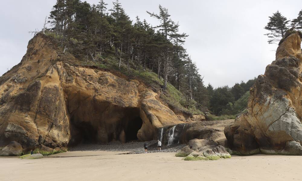 Camperreis Oregon Hug Point in Noordwest-Amerika