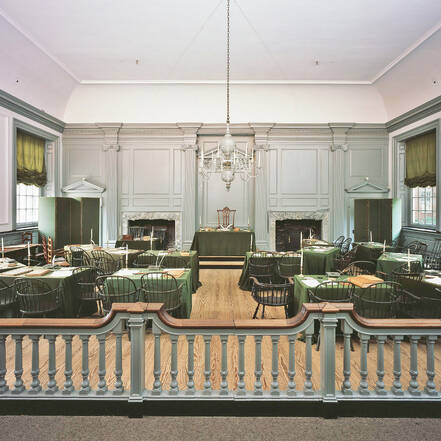 De Assembly Room in Independence Hall