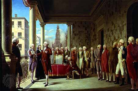 Inauguratie George Washington