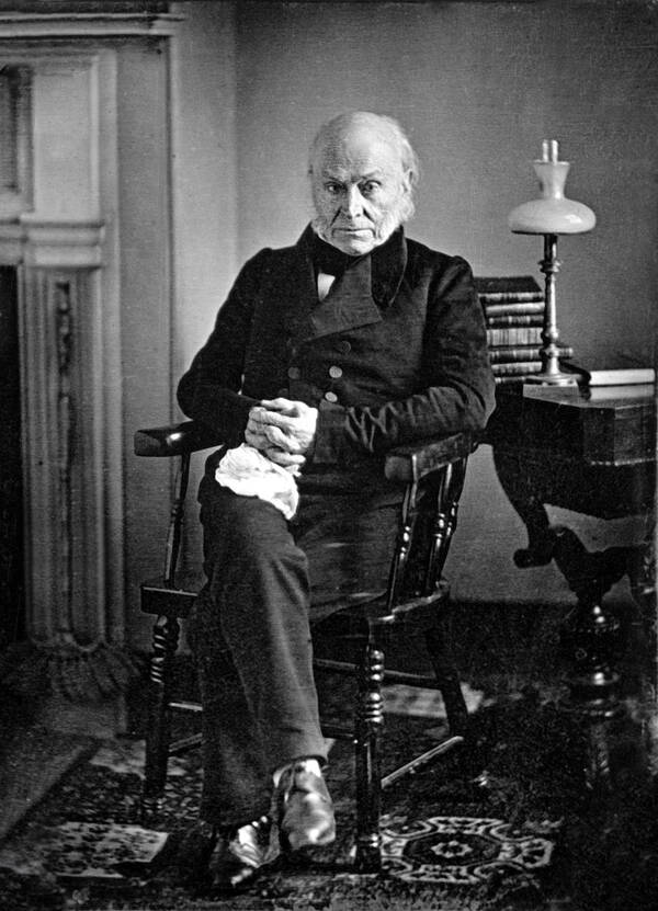 Portret van president John Quincy Adams