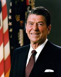 Ronald Wilson Reagan, president van de VS 1981-1989 