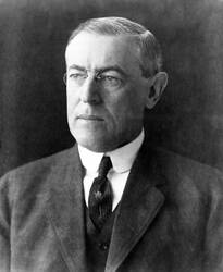 Portret van Woodrow Wilson, 28e president van de United States (1913-1921)