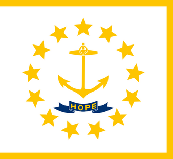 Vlag Rhode Island