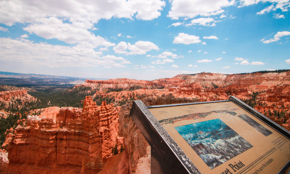 Sunset Point in Bryce Canyon, Utah