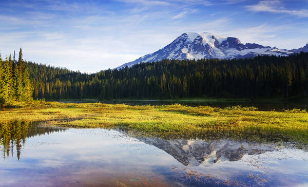Reflections Lakes bij Mount Rainier