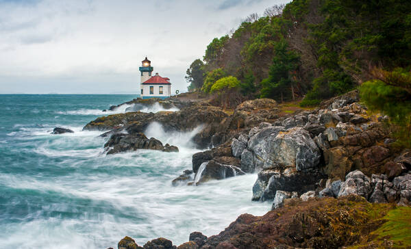 San Juan Island Lime Kilm Lighthouse