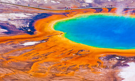 Hot spring in Yellowstone, Grand Prismatic Spring