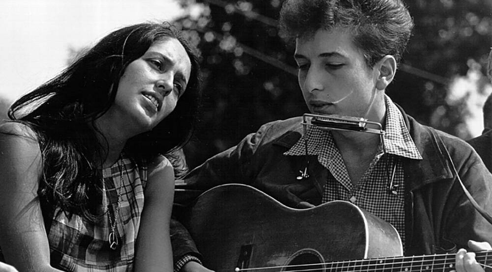 Bob Dylan en Joan Baez 1963