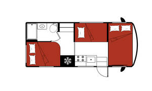 El Monte RV familie-camper C-Small