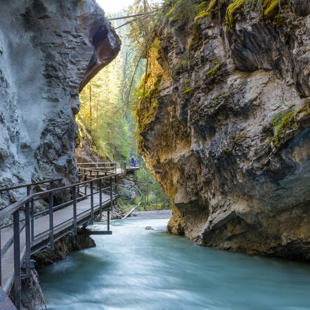 Johnston Canyon Trail in Banff National Park