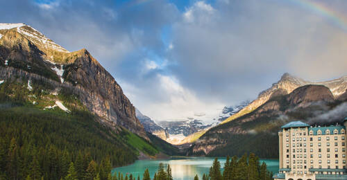 Lake Louise Hotel, Banff National Park