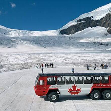 Columbia Icefield aan Icefields Parkway