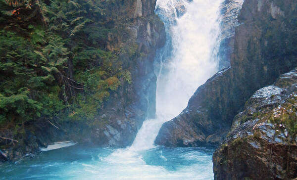 Bear Creek Falls in Glacier National Park BC
