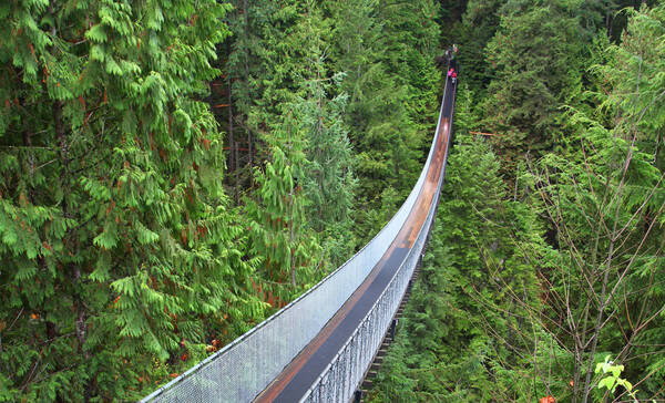 Capilano Suspension Bridge, populaire attractie bij Vancouver