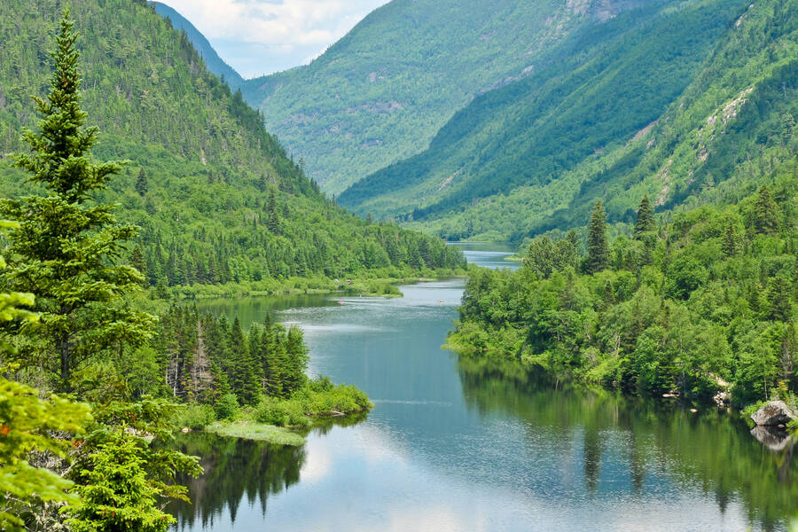 Hautes Gorges Malbaie National Park in Quebec, Canada