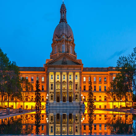 Legislative Building in Edmonton