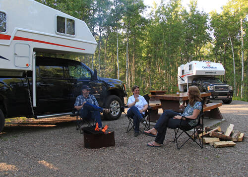 Campings in West-Canada