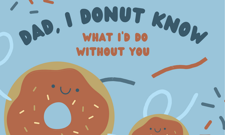 Tekst over donuts