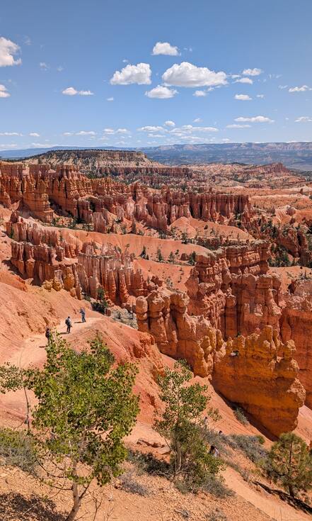 Op de foto zie de Navajo Loop Trail in Bryce Canyon National Park, Utah