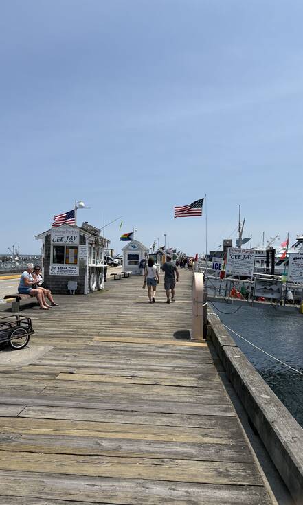 Visserspier in Cape Cod