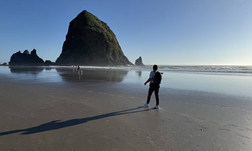 Haystack Rock in Noordwest-Amerika