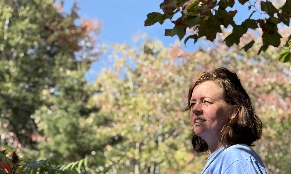 Op de foto zie je Nienke in Acadia
