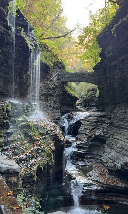 Op de foto zie je Watkins Glen State Park