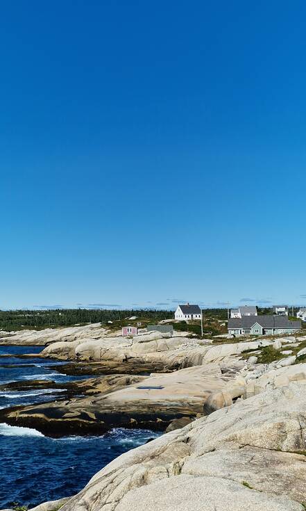 Op de foto zie je Peggy's Cove
