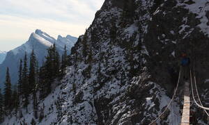 Banff via ferrata Mt Norquay